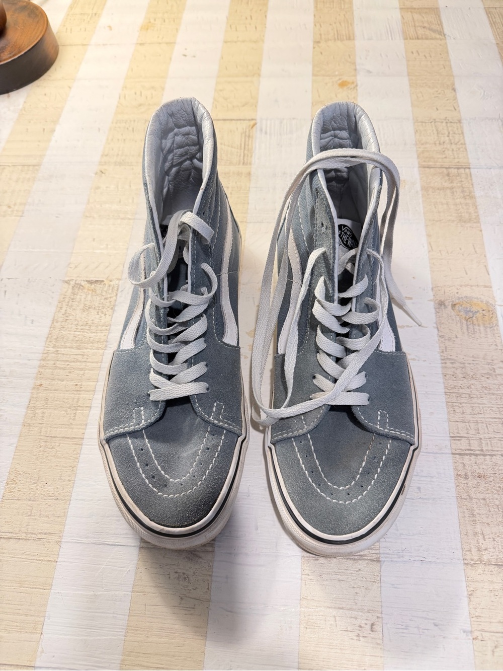 Vans Sk8-Hi dusty blue vans high top sneakers